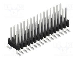 Connector: pin strips; pin header; male; PIN: 32; 1.27mm; SMT; 2x16