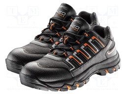 Shoes; Size: 39; black-orange; slip; Safety cat: OB SRA