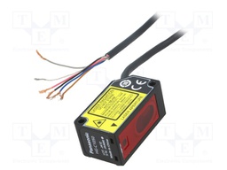 Sensor: distance; laser; diffuse-reflective; Range: 50mm; NPN; IP67