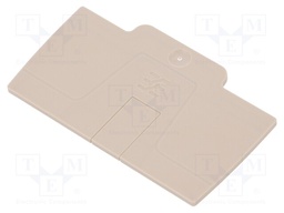 End plate; Application: A series; colourless