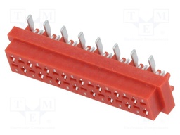 Socket; wire-board; female; PIN: 16; SMT; on PCBs; 30V; 1A; -40÷105°C