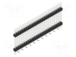 Connector: pin strips; pin header; male; PIN: 24; 2.54mm; SMT; 1x24