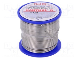 Resistance wire; 1.19Ω/m; -100÷1300°C; Øout: 1.2mm; FeCrAl; 0,25kg