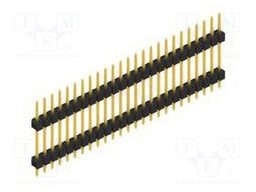 Connector: pin strips; pin header; male; PIN: 25; 2.54mm; THT; 1x25