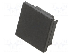 Cap for LED profiles; black; 20pcs; ABS; SMART16