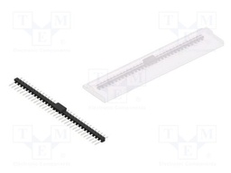 Connector: pin strips; pin header; male; PIN: 32; 2.54mm; SMT; 1x32