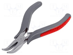 Pliers; curved; 120mm; ELECTRONIC