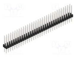 Connector: pin strips; pin header; male; PIN: 64; 2.54mm; THT; 2x32