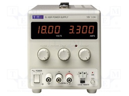 Power supply: laboratory; Channels: 1; 0÷18VDC; 0÷3.3A; Plug: EU,UK