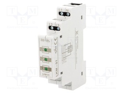 Module: voltage indicator; Mounting: DIN; IP20; 90x17.5x66mm