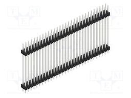 Connector: pin strips; pin header; male; PIN: 60; 2.54mm; THT; 2x30