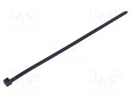 Cable tie; L: 300mm; W: 7.6mm; polyamide; 533N; black; Ømax: 83mm