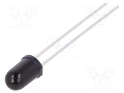 IR transmitter; 5mm; 860nm; black; 550mW; 10°; THT; 100mA; 1.7÷3.6V