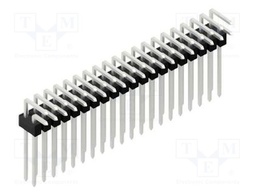 Connector: pin strips; pin header; male; PIN: 40; 2.54mm; THT; 2x20