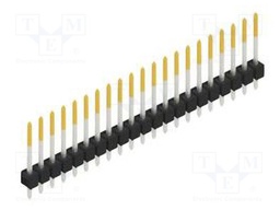 Connector: pin strips; pin header; male; PIN: 21; 2.54mm; THT; 1x21