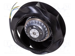 Fan: AC; radial; 115VAC; Ø190x68.5mm; 285m3/h; ball bearing; IP44