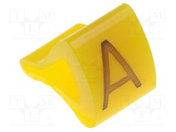 Markers for cables and wires; Label symbol: A; 3÷6.5mm; H: 9mm