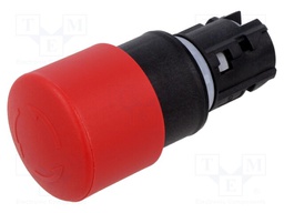 Switch: emergency stop; Stabl.pos: 2; 22mm; red; IP66,IP67,IP69K