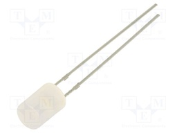 LED; white warm; 5mm; 150mcd; 100°; Front: flat; 2.8÷3.4VDC