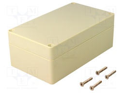 Enclosure: multipurpose; X: 90mm; Y: 158mm; Z: 61mm; ABS; grey; IP65