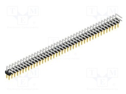 Connector: pin strips; pin header; male; PIN: 80; 2mm; THT; 2x40