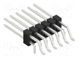 Connector: pin strips; pin header; male; PIN: 12; 2.54mm; SMT,THT