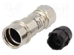 Connector: circular; plug; male; PIN: 3; w/o contacts; for cable
