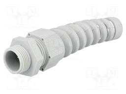 Cable gland; with strain relief; M20; IP68; Mat: polyamide; grey