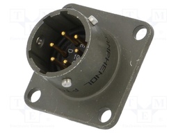 Connector: circular; MIL-C-26482, Series 1,PT; socket; male; 7.5A