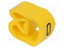 Markers for cables and wires; Label symbol: O; 8÷16mm; PVC; H: 6mm