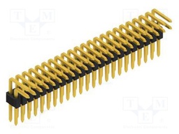 Connector: pin strips; pin header; male; PIN: 46; 1.27mm; THT; 2x23