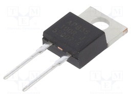Resistor: thick film; THT; TO220; 100Ω; 35W; ±5%; -65÷150°C