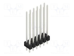Connector: pin strips; pin header; male; PIN: 12; 2.54mm; THT; 2x6