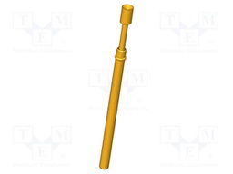 Test needle; Operational spring compression: 4mm; 5A; Ø: 2mm; 0.8N
