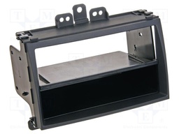 Radio frame; Hyundai; 2 DIN; black/rubber-touch