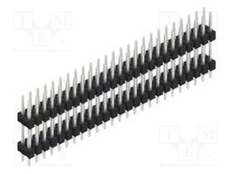 Connector: pin strips; pin header; male; PIN: 50; 2.54mm; THT; 2x25