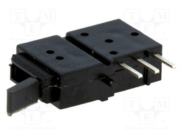 Switch: toggle; Pos: 2; SPST; ON-(ON); 0.5A/60VAC; 0.5A/60VDC