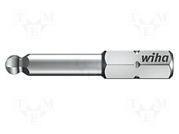 Screwdriver bit; Allen hex key,spherical; HEX 6mm