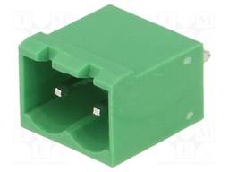 Pluggable terminal block; 5mm; ways: 2; straight; socket; male