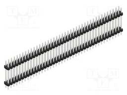 Connector: pin strips; pin header; male; PIN: 82; 2mm; THT; 2x41