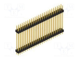 Connector: pin strips; pin header; male; PIN: 50; 2.54mm; THT; 2x25