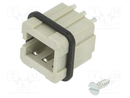 Connector: rectangular; female; EPIC STA; PIN: 6; size H-A 3; 10A