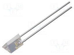 LED; white warm; 1560mcd; 140°; Front: flat; 3000K; 5.35x5.35x7mm
