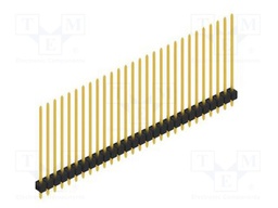 Connector: pin strips; pin header; male; PIN: 28; 2.54mm; THT; 1x28