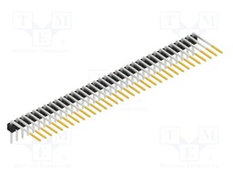 Connector: pin strips; pin header; male; PIN: 34; 2.54mm; THT; 1x34