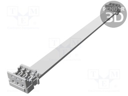 Ribbon cable with connectors; PIN: 6; 1.27mm; PicoFlex; 1.2A; 250V