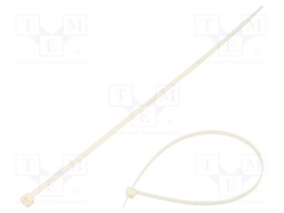Cable tie; L: 300mm; W: 4.8mm; polyamide; 230N; white; Ømax: 81mm