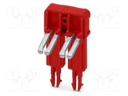 Bridge; L: 28.6mm; ways: 2; W: 20mm; H: 13.5mm; Body: red