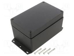 Enclosure: multipurpose; X: 100mm; Y: 160mm; Z: 81mm; 1550Z; black