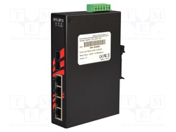 Industrial module: switch Ethernet; unmanaged; 12÷48VDC; RJ45